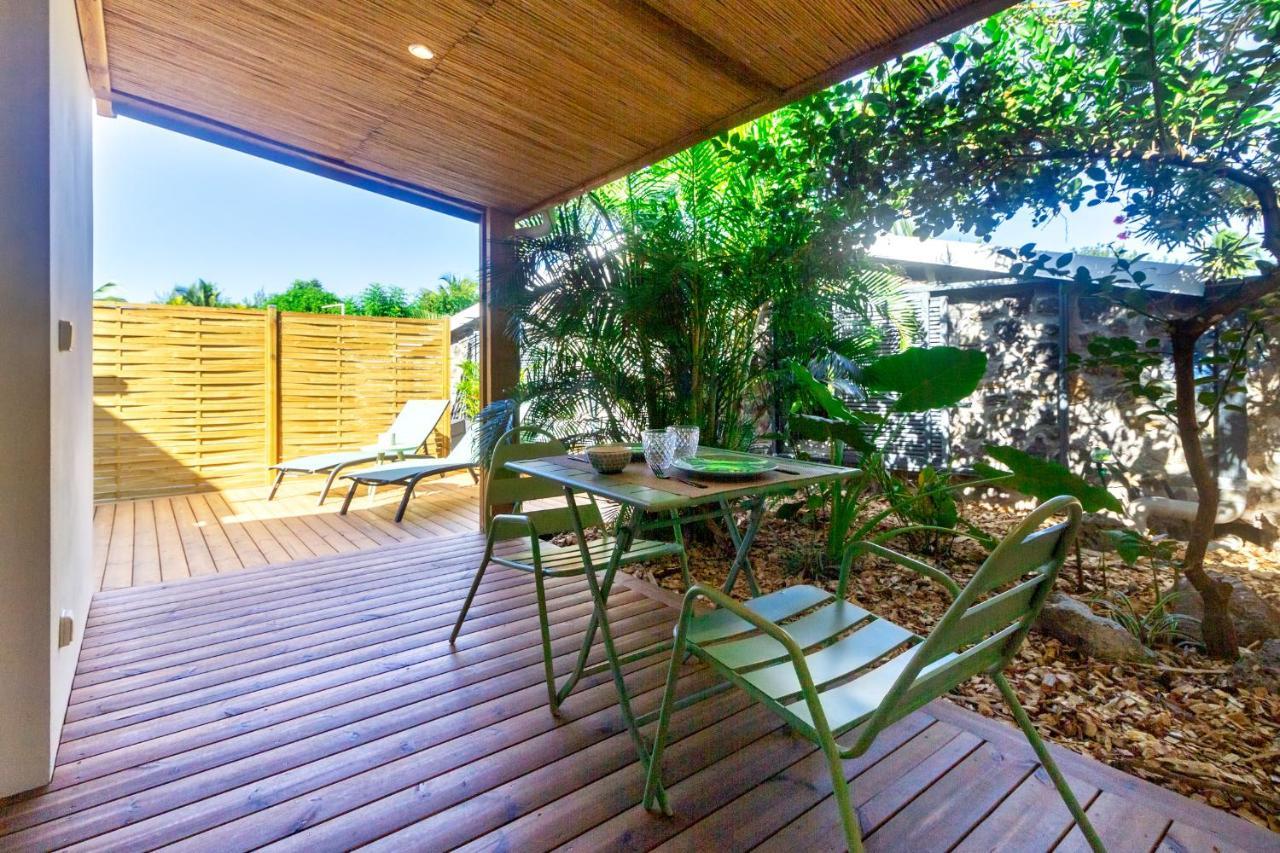 Idylle - Charmant Bungalow A 2 Pas Du Lagon ลาซาลีน เลอแบ็ง ภายนอก รูปภาพ